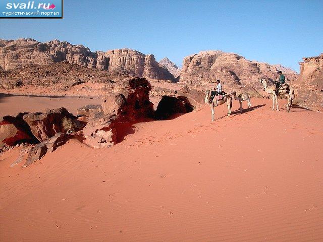 Пустыня Вади Рам (Wadi Rum), Иордания.