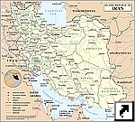 Карта Ирана (англ.)