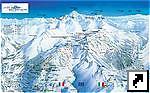 Карта горнолыжного курорта Ля-Туиль, Италия (итал.)