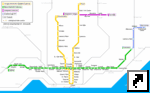 Схема метро Торонто, Канада (англ.)