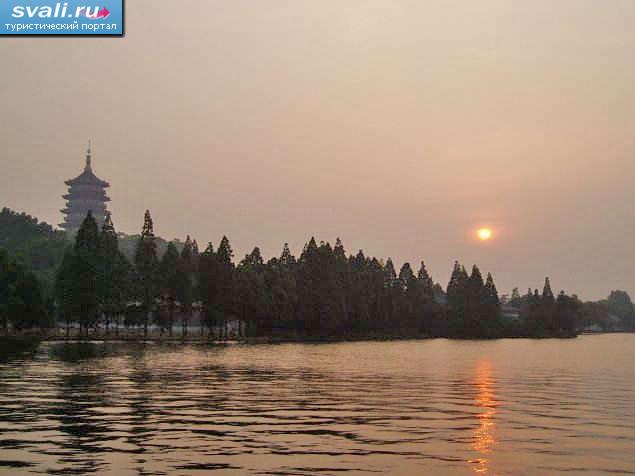 Ханчжоу (Hangzhou), провинция Чжэцзян (Zhejiang), Китай. | Китай, центр ...