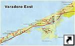 Карта Варадеро - восточная часть (исп.)