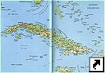 Карта Кубы (исп.)