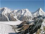 Ледник Южный Иныльчек, центральный Тянь-Шань, Киргизия.