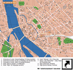 Туристическая карта центра Риги (лат.)