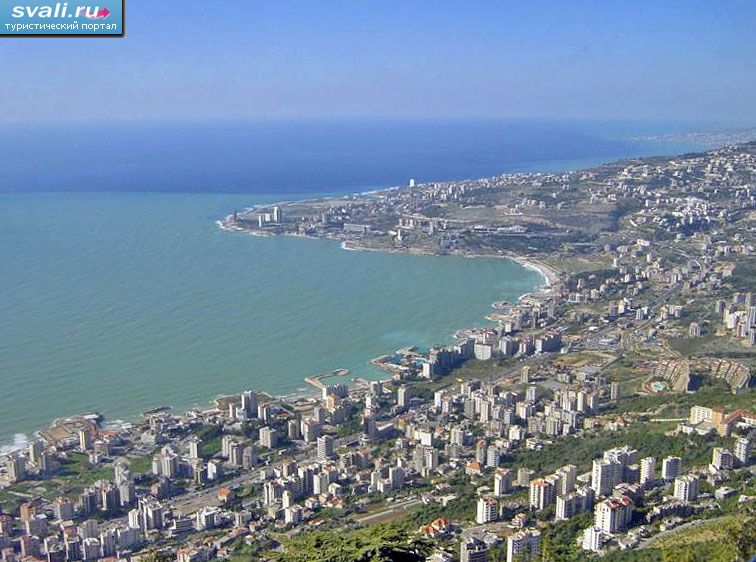 Вид на Бейрут, Ливан.