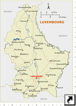 Карта Люксембурга (англ.)