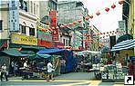 Куала-Лумпур, китайский квартал, Малайзия.