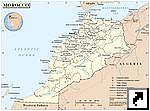 Карта Марокко (англ.)
