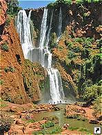 Водопад "Узуд" (Cascades d'Ouzoud), 150 км от Марракеша, Марокко.