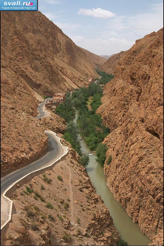 Ущелье Дадес (Dades gorge), Уарзазат, Марокко.