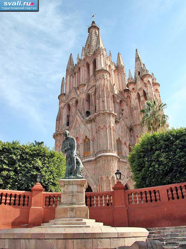 Приходская церковь Паррокия (La Parroquia), Сан-Мигель-де-Альенде (San Miguel de Allende), Мексика.