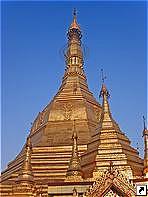 Пагода Суле (Sule), Янгон (Yangon), Мьянма (Бирма).