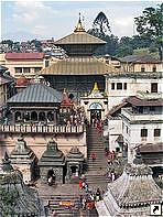 Храмовый комплекс Пашупатинатх (Pashupatinath Temple), Катманду, Непал.