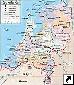 Карта Нидерландов (англ.)