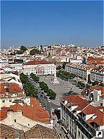 Площадь Росиу, Лиссабон, Португалия.