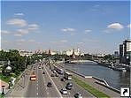 Набережная Москвы-реки, Россия.
