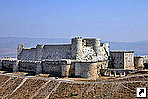 Замок крестоносцев Крак-де-Шевалье (Crac de Chevaliers), 65 км от Хомса (Homs), Сирия.