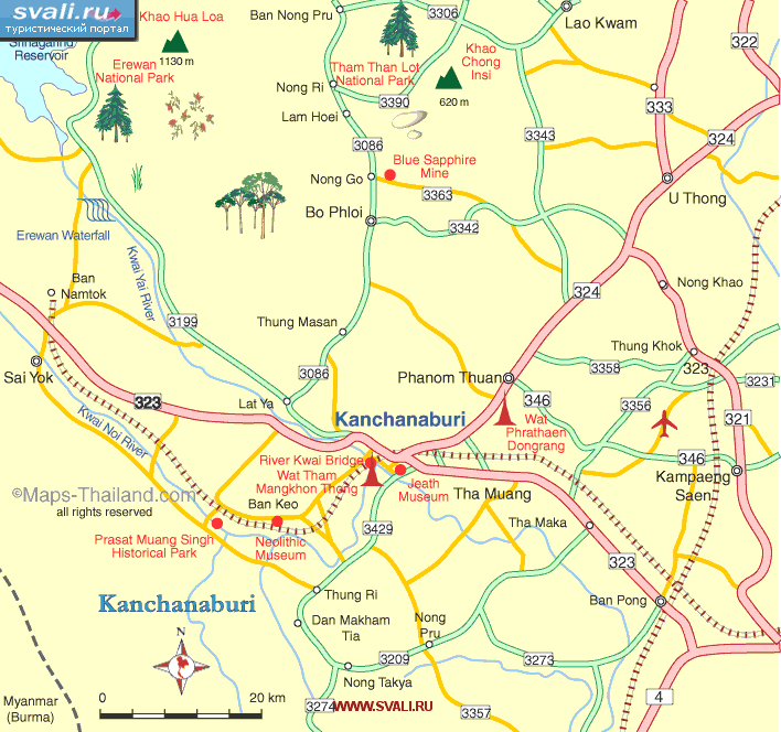 Железная дорога в Канчанабури
