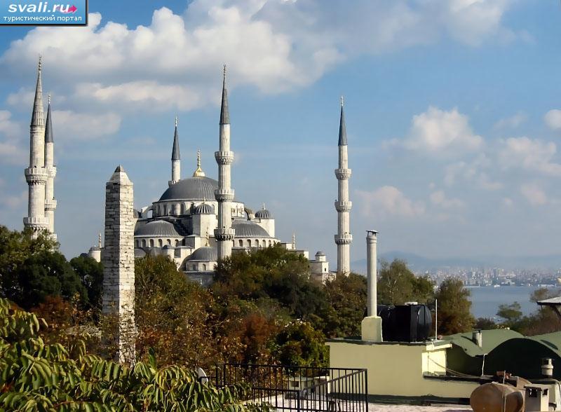 Голубая мечеть,  Стамбул, Турция.