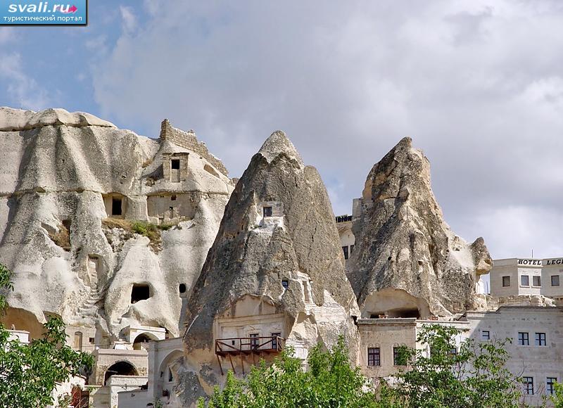 Город в скалах, Гёреме (Gereme), Каппадокия (Cappadocia), Турция.