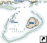 Карта Лагуны Бека, Фиджи (англ.)