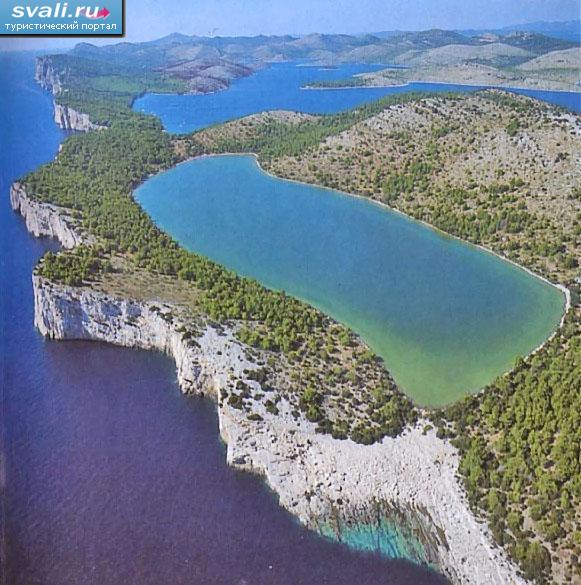 Национальный парк на острове Дуги Оток, Хорватия.