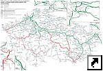 Карта автодорог Чехии (чеш.)