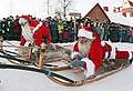 Зимние олимпийские игры Санта-Клаусов, Гелливаре, Швеция. (387x265 30Kb)