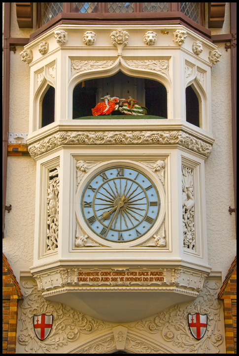 Clock of London Court, Perth, WA, Australia