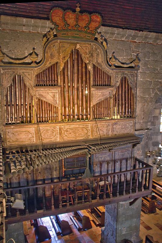 Бамбуковый орган в церкви Сан Хосе