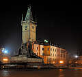 Ночная Прага, Чехия. (684x645 198Kb)