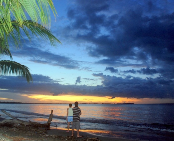 Закат на Фиджи