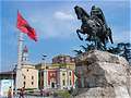 Площадь Скандеpбега (Skanderbeg), Тирана, Албания. (640x480 124Kb)