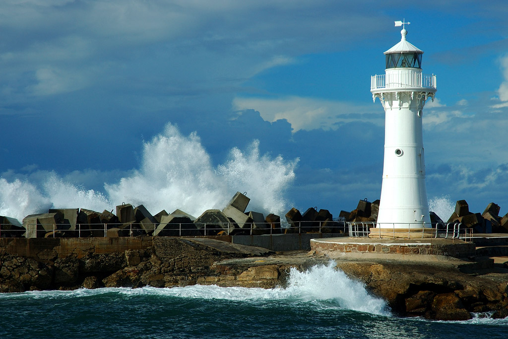 ����� ���� �� Flagstaff Point, Wollongong, NSW, ���������.