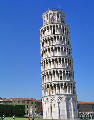Пизанская башня, Италия.
